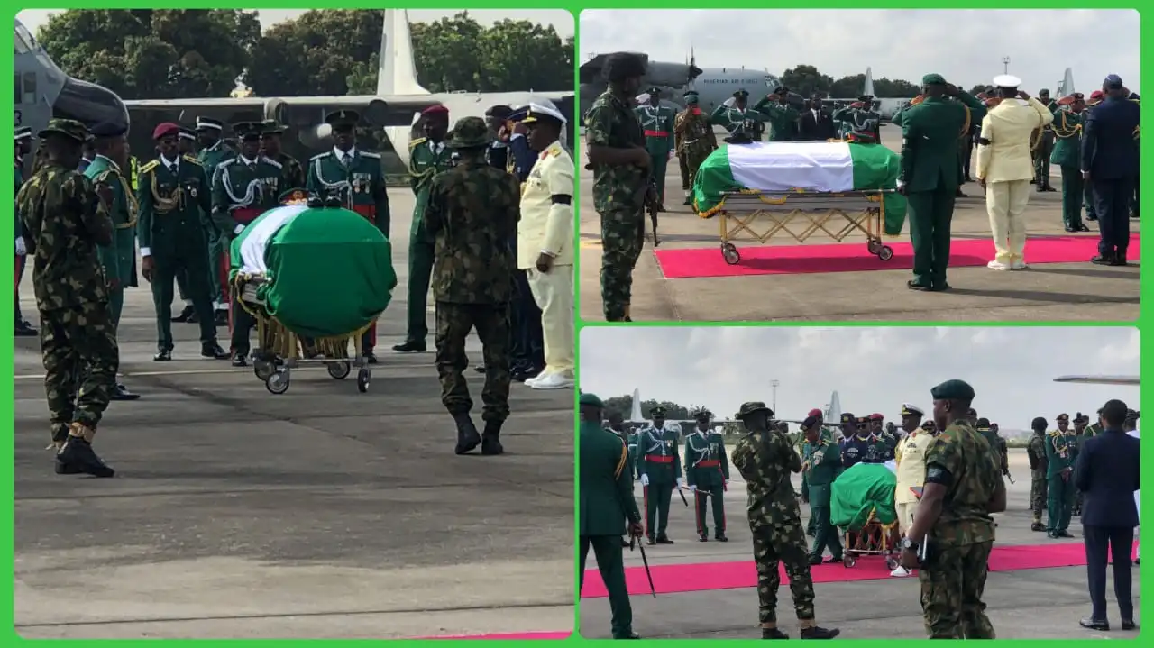 Lagbaja Remains Arrives in Lagos for Final Honors