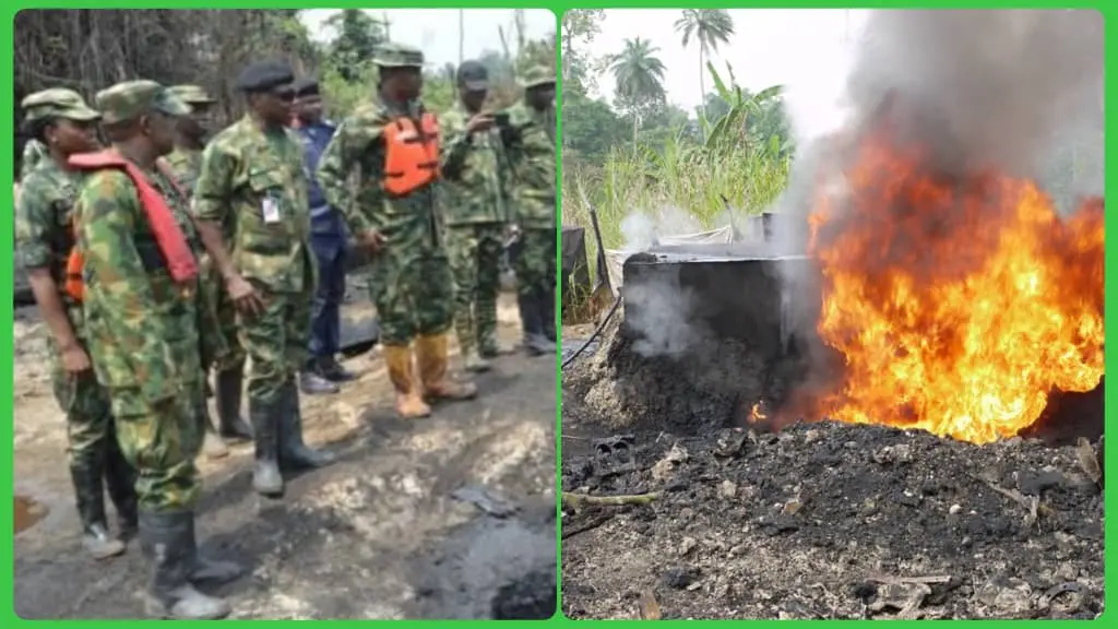 Army Dismantles 43 Illegal Refineries, Arrests 19 in Niger Delta